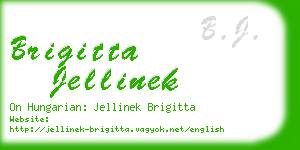 brigitta jellinek business card